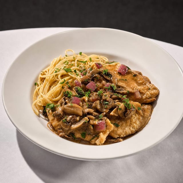 Chicken Marsala.